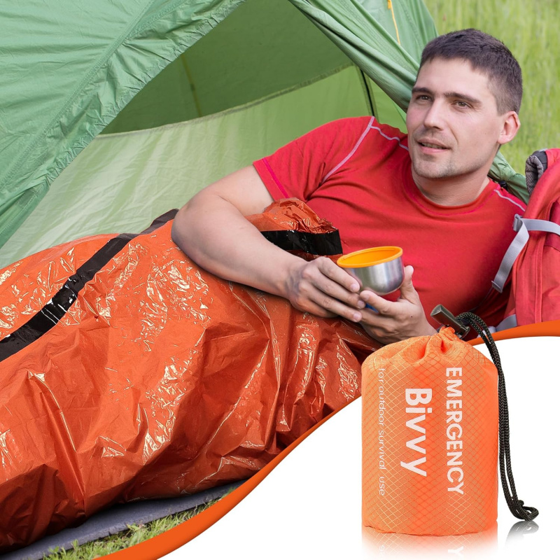 Bivy Sack Lightweight - 응급용 침낭 생존 담요 보온 마일라