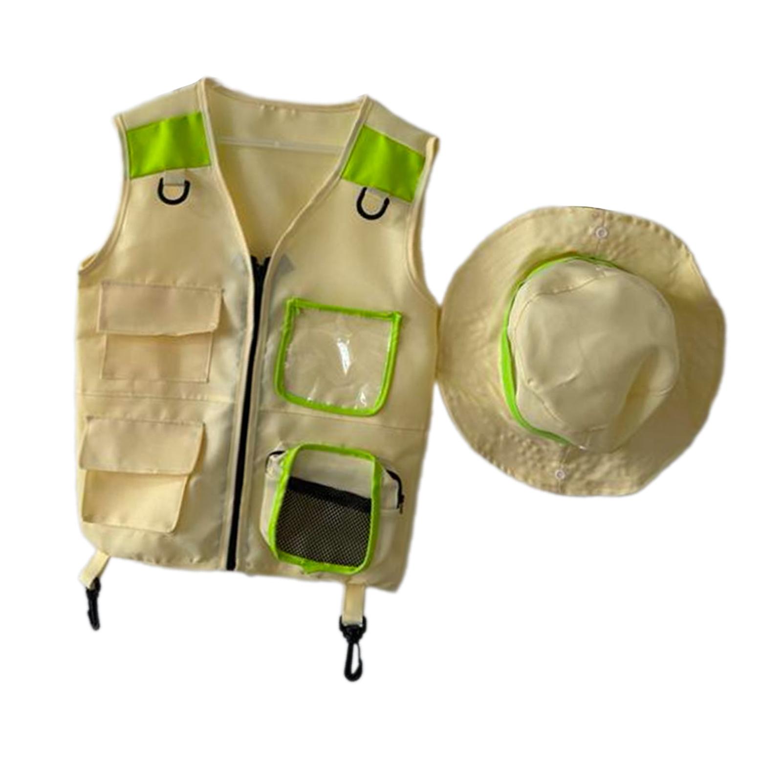 Outdoor Adventure For Toddlers - 어린이 탐험가 조끼 모자 어린이 낚시용