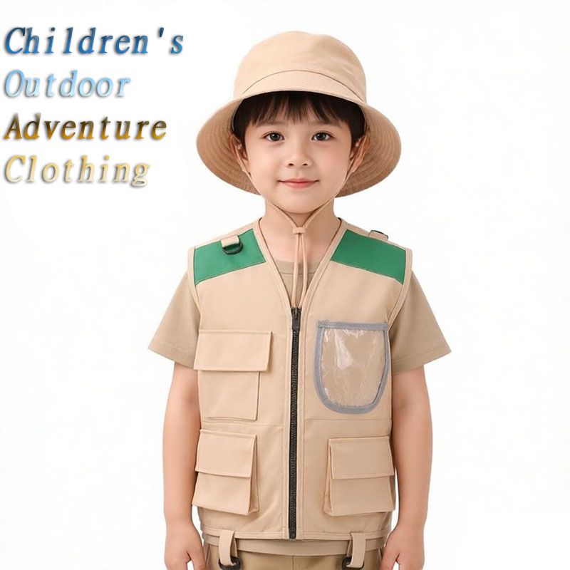 Outdoor Adventure Kit For Kids - 2026 뉴 키즈 익스플로러 모자 조끼