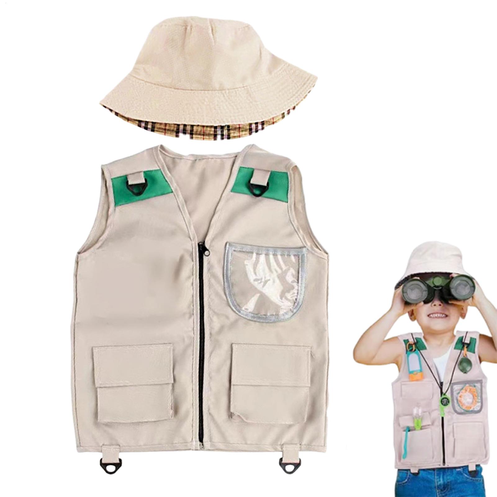 사파리 키즈 야외 탐험 키트, 카고 조끼 및 모자 세트 - Outdoor Adventure Kit For Kids 리뷰 및 가격