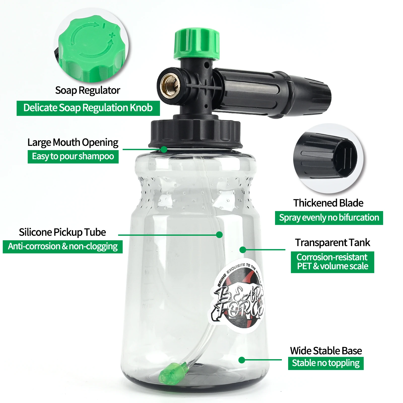 압력 와셔 폼 랜스 폼 노즐 Karcher Elitec - Bear Spray Clip 리뷰 및 가격