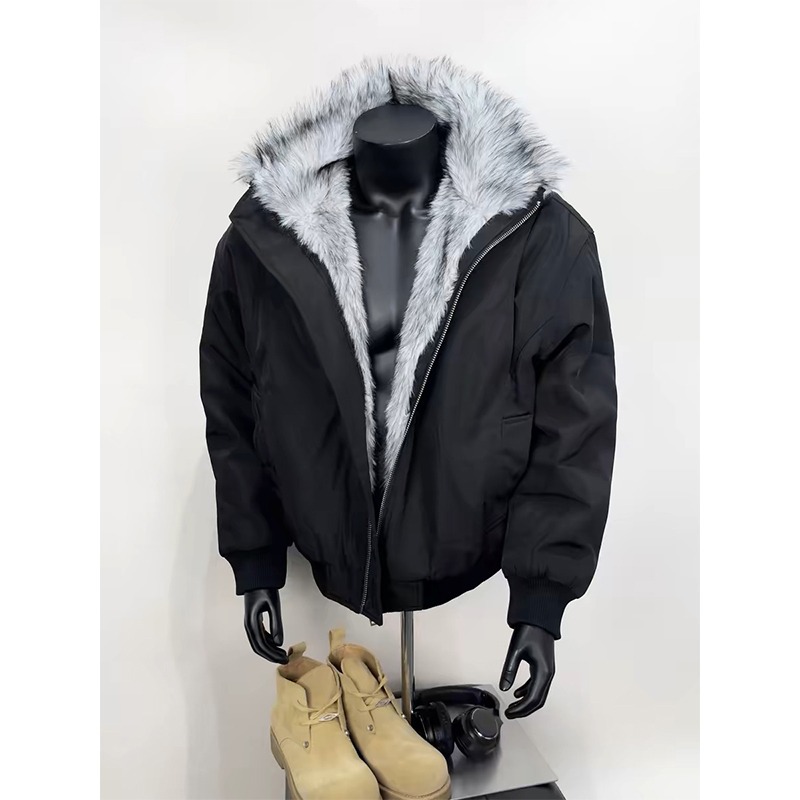 퍼 칼라 남성 재킷 내셔널 월드 패션 클래식 우아하고  - Outdoor Adventure World 리뷰 및 가격