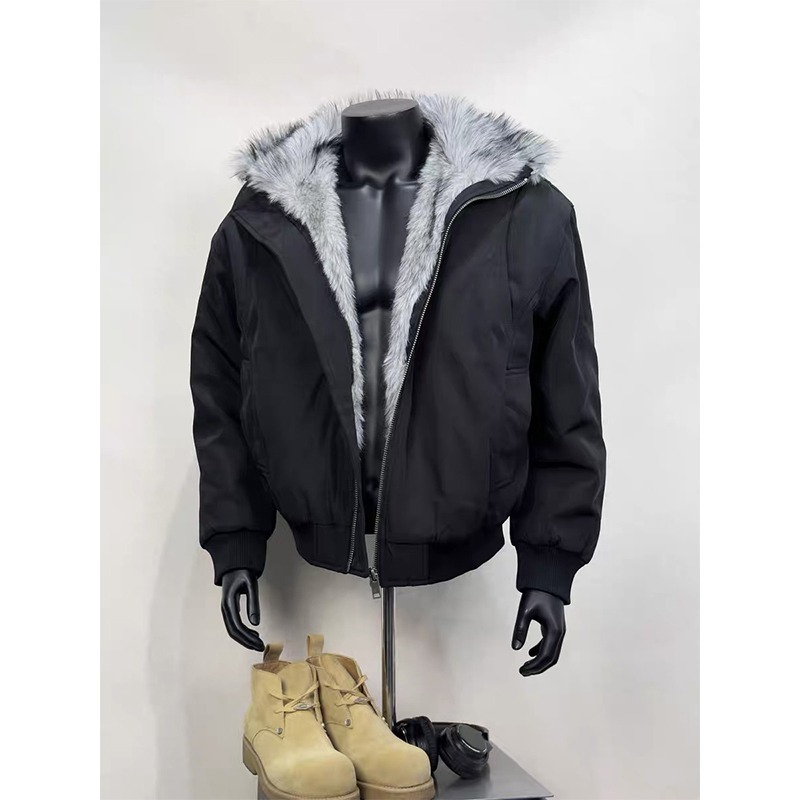 퍼 칼라 남성 재킷 내셔널 월드 패션 클래식 우아하고  - Outdoor Adventure World 리뷰 및 가격